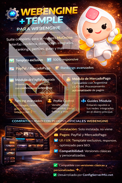 WebEngine Full + Template exclusivo